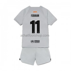 Maillot FC Barcelone Ferran Torres 11 3ème Tenue pour Enfant 2022-2023 Manche Courte Maillot FC Barcelone Ferran Torres 11 3ème Tenue pour Enfant 2022-2023 Manche Courte