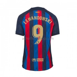 Maillot FC Barcelone Lewandowski 9 Domicile Tenue pour Homme 2022-2023 Manche Courte