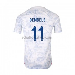 Maillot France Dembele 11 Extérieur Tenue pour Homme Coupe du Monde 2022 Manche Courte Maillot France Dembele 11 Extérieur Tenue pour Homme Coupe du Monde 2022 Manche Courte