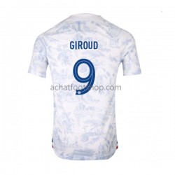 Maillot France Olivier Giroud 9 Extérieur Tenue pour Homme Coupe du Monde 2022 Manche Courte Maillot France Olivier Giroud 9 Extérieur Tenue pour Homme Coupe du Monde 2022 Manche Courte