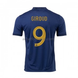 Maillot France Olivier Giroud 9 Domicile Tenue pour Homme Coupe du Monde 2022 Manche Courte Maillot France Olivier Giroud 9 Domicile Tenue pour Homme Coupe du Monde 2022 Manche Courte