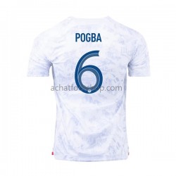 Maillot France Pogba 6 Extérieur Tenue pour Homme Coupe du Monde 2022 Manche Courte Maillot France Pogba 6 Extérieur Tenue pour Homme Coupe du Monde 2022 Manche Courte