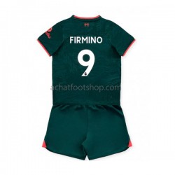 Maillot Liverpool Roberto Firmino 9 3ème Tenue pour Enfant 2022-2023 Manche Courte Maillot Liverpool Roberto Firmino 9 3ème Tenue pour Enfant 2022-2023 Manche Courte