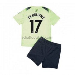 Maillot Manchester City De Bruyne 17 3ème Tenue pour Enfant 2022-2023 Manche Courte