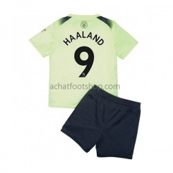 Maillot Manchester City Haaland 9 3ème Tenue pour Enfant 2022-2023 Manche Courte