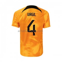 Maillot Pays-Bas Virgil 4 Domicile Tenue pour Homme Coupe du Monde 2022 Manche Courte Maillot Pays-Bas Virgil 4 Domicile Tenue pour Homme Coupe du Monde 2022 Manche Courte