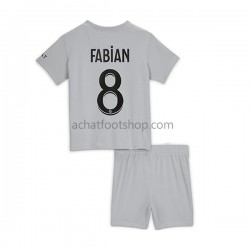 Maillot Paris Saint-Germain Fabian 8 Extérieur Tenue pour Enfant 2022-2023 Manche Courte Maillot Paris Saint-Germain Fabian 8 Extérieur Tenue pour Enfant 2022-2023 Manche Courte