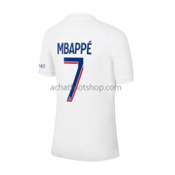 Maillot Paris Saint-Germain Mbappé 7 3ème Tenue pour Homme 2022-2023 Manche Courte
