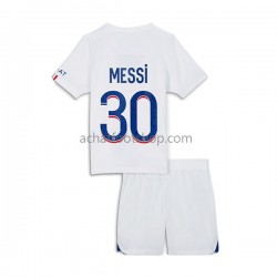 Maillot Paris Saint-Germain Messi 30 3ème Tenue pour Enfant 2022-2023 Manche Courte