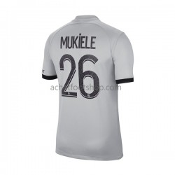 Maillot Paris Saint-Germain Mukiele 26 Extérieur Tenue pour Homme 2022-2023 Manche Courte