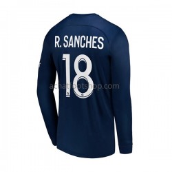 Maillot Paris Saint-Germain R.Sanches 18 Domicile Tenue pour Homme 2022-2023 Manche Longue