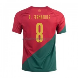 Maillot Portugal B.Fernandes 8 Domicile Tenue pour Homme Coupe du Monde 2022 Manche Courte Maillot Portugal B.Fernandes 8 Domicile Tenue pour Homme Coupe du Monde 2022 Manche Courte