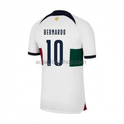 Maillot Portugal Bernardo 10 Extérieur Tenue pour Homme Coupe du Monde 2022 Manche Courte Maillot Portugal Bernardo 10 Extérieur Tenue pour Homme Coupe du Monde 2022 Manche Courte