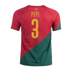 Maillot Portugal PEPE 3 Domicile Tenue pour Homme Coupe du Monde 2022 Manche Courte Maillot Portugal PEPE 3 Domicile Tenue pour Homme Coupe du Monde 2022 Manche Courte