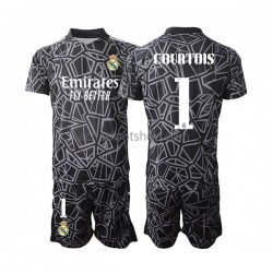 Maillot Real Madrid Courtois 1 Gardien Extérieur Tenue pour Enfant 2022-2023 Manche Courte