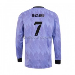 Maillot Real Madrid Eden Hazard 7 Extérieur Tenue pour Homme 2022-2023 Manche Longue