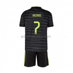 Maillot Real Madrid Eden Hazard 7 3ème Tenue pour Enfant 2022-2023 Manche Courte
