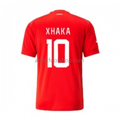 Maillot Suisse Xhaka 10 Domicile Tenue pour Homme Coupe du Monde 2022 Manche Courte Maillot Suisse Xhaka 10 Domicile Tenue pour Homme Coupe du Monde 2022 Manche Courte