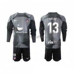 Maillot Atlético Madrid Jan Oblak 13 Gardien Extérieur Tenue pour Enfant 2022-2023 Manche Longue Maillot Atlético Madrid Jan Oblak 13 Gardien Extérieur Tenue pour Enfant 2022-2023 Manche Longue