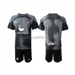 Maillot Atlético Madrid Gardien Extérieur Tenue pour Enfant 2022-2023 Manche Courte