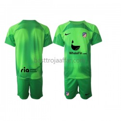 Maillot Atlético Madrid Gardien Domicile Tenue pour Enfant 2022-2023 Manche Courte