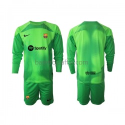 Maillot FC Barcelone Gardien Domicile Tenue pour Enfant 2022-2023 Manche Longue Maillot FC Barcelone Gardien Domicile Tenue pour Enfant 2022-2023 Manche Longue