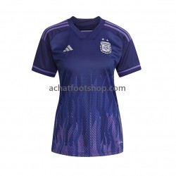 Maillot Argentine Extérieur Tenue pour Femme Coupe du Monde 2022 Manche Courte Maillot Argentine Extérieur Tenue pour Femme Coupe du Monde 2022 Manche Courte