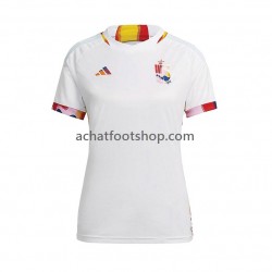 Maillot Belgique Extérieur Tenue pour Femme Coupe du Monde 2022 Manche Courte Maillot Belgique Extérieur Tenue pour Femme Coupe du Monde 2022 Manche Courte