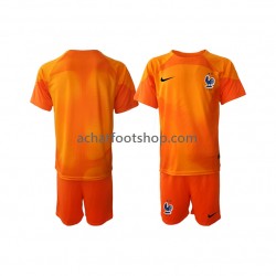 Maillot France Gardien Extérieur Tenue pour Enfant Coupe du Monde 2022 Manche Courte Maillot France Gardien Extérieur Tenue pour Enfant Coupe du Monde 2022 Manche Courte