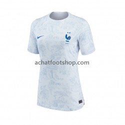 Maillot France Extérieur Tenue pour Femme Coupe du Monde 2022 Manche Courte Maillot France Extérieur Tenue pour Femme Coupe du Monde 2022 Manche Courte