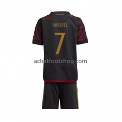 Maillot Allemagne Havertz 7 Extérieur Tenue pour Enfant Coupe du Monde 2022 Manche Courte Maillot Allemagne Havertz 7 Extérieur Tenue pour Enfant Coupe du Monde 2022 Manche Courte
