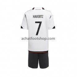 Maillot Allemagne Havertz 7 Domicile Tenue pour Enfant Coupe du Monde 2022 Manche Courte Maillot Allemagne Havertz 7 Domicile Tenue pour Enfant Coupe du Monde 2022 Manche Courte