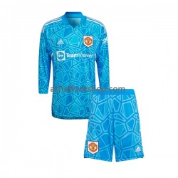 Maillot Manchester United Gardien Domicile Tenue pour Enfant 2022-2023 Manche Longue