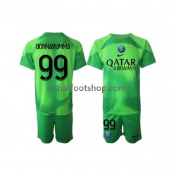 Maillot Paris Saint-Germain Donnarumma 99 Gardien Domicile Tenue pour Enfant 2022-2023 Manche Courte Maillot Paris Saint-Germain Donnarumma 99 Gardien Domicile Tenue pour Enfant 2022-2023 Manche Courte