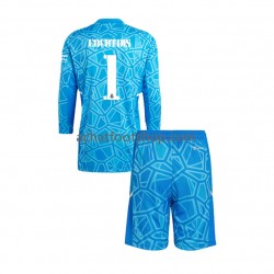 Maillot Real Madrid Courtois 1 Gardien Domicile Tenue pour Enfant 2022-2023 Manche Longue