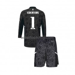 Maillot Real Madrid Courtois 1 Gardien 3ème Tenue pour Enfant 2022-2023 Manche Longue