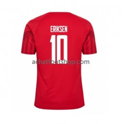 Maillot Danemark Christian Eriksen 10 Domicile Tenue pour Homme Coupe du Monde 2022 Manche Courte
