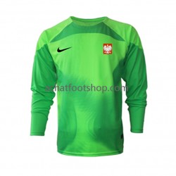 Maillot Pologne Gardien Domicile Tenue pour Homme Coupe du Monde 2022 Manche Longue Maillot Pologne Gardien Domicile Tenue pour Homme Coupe du Monde 2022 Manche Longue