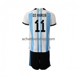 Maillot Argentine Di Maria 11 Domicile Tenue pour Enfant Coupe du Monde 2022 Manche Courte Maillot Argentine Di Maria 11 Domicile Tenue pour Enfant Coupe du Monde 2022 Manche Courte