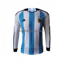 Maillot Argentine Domicile Tenue pour Homme Coupe du Monde 2022 Manche Longue Maillot Argentine Domicile Tenue pour Homme Coupe du Monde 2022 Manche Longue