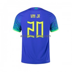 Maillot Brésil Vinicius Junior 20 Extérieur Tenue pour Homme Coupe du Monde 2022 Manche Courte Maillot Brésil Vinicius Junior 20 Extérieur Tenue pour Homme Coupe du Monde 2022 Manche Courte