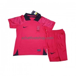 Maillot Corée du Sud Domicile Tenue pour Enfant Coupe du Monde 2022 Manche Courte Maillot Corée du Sud Domicile Tenue pour Enfant Coupe du Monde 2022 Manche Courte