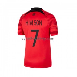 Maillot Corée du Sud Son Heung-min 7 Domicile Tenue pour Homme Coupe du Monde 2022 Manche Courte Maillot Corée du Sud Son Heung-min 7 Domicile Tenue pour Homme Coupe du Monde 2022 Manche Courte