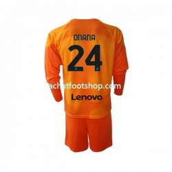 Maillot Inter Milan Andre Onana 24 Gardien 4ème Tenue pour Enfant 2022-2023 Manche Longue