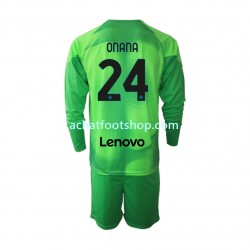 Maillot Inter Milan Andre Onana 24 Gardien 3ème Tenue pour Enfant 2022-2023 Manche Longue