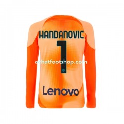 Maillot Inter Milan Samir Handanovic 1 Gardien 4ème Tenue pour Homme 2022-2023 Manche Longue