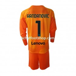 Maillot Inter Milan Samir Handanovic 1 Gardien 4ème Tenue pour Enfant 2022-2023 Manche Longue