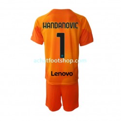 Maillot Inter Milan Samir Handanovic 1 Gardien 4ème Tenue pour Enfant 2022-2023 Manche Courte