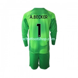 Maillot Liverpool A.Becker 1 Gardien 3ème Tenue pour Enfant 2022-2023 Manche Longue