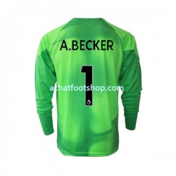 Maillot Liverpool A.Becker 1 Gardien 3ème Tenue pour Homme 2022-2023 Manche Longue